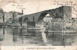 FRANCE - Avignon - Le Pont Saint Bénêzet - Fleuve - Carte Postale Ancienne - Avignon (Palais & Pont)