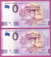 0-Euro TEAS 2020-1 MICHAEL COLLINS - FOUNDER OF THE IRISH FREE STATE Set NORMAL +ANNIVERSARY - Private Proofs / Unofficial