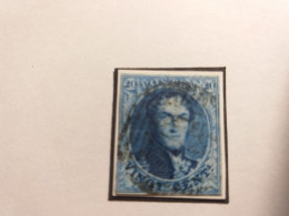 COB 11a. 20c Bleu . Obl ?? - 1858-1862 Medaillen (9/12)