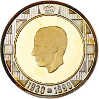 Belgique, 10 Ecu, 1990, Bruxelles, Gold And Silver, SPL, KM:181 - Ecus