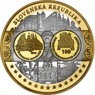 Slovaquie, Médaille, L'Europe, Cuivre Plaqué Argent, FDC, FDC - Altri & Non Classificati