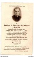 Souvenir De Décès Saint Jean De Luz Bayonne Chanoine Irigoyen - Avvisi Di Necrologio