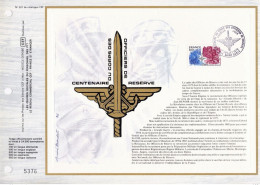 FRANCE -  FDC - Centenaire Du Corps Des Officiers De Réserve  - Feuillet N° 361 Du Catalogue CEF - 1970-1979