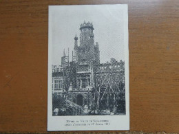 Hotel De Ville De Schaerbeek, Après L'incendie Du 17 Avril 1911 -> Onbeschreven - Schaerbeek - Schaarbeek