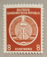 GDR DDR - 3x XI Dienst 8 Pf - MNH** - Ungebraucht