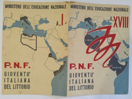 Bp21 Pagella Fascista Opera Balilla Ministero Educazione Nazionale Cameratanuova - Diploma & School Reports