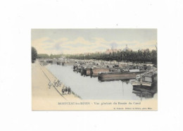71  Saône Et Loire  :  Montceau Les Mines  Vue Générale Du Bassin Du Canal      Réf 10472 - Montceau Les Mines
