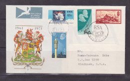 South West Africa 1971 10th Anniversary Of The Republic And Antarctic Treaty FDC Nr. 3 Typed Address - Zuidwest-Afrika (1923-1990)