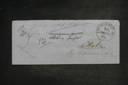 ALLEMAGNE - Enveloppe Cachetée En Feldpost Pour Metz En 1871... - L 151830 - Autres & Non Classés