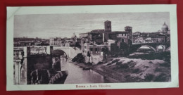 Carta Postale Non Circulée - 14 Cm X 7 Cm - ITALIA - ROMA - ISOLA TIBERINA - Piazze