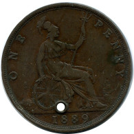PENNY 1889 UK GREAT BRITAIN Coin #AZ860.U.A - D. 1 Penny