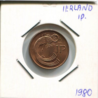 1 PENNY 1980 IRELAND Coin #AR593.U.A - Irlande