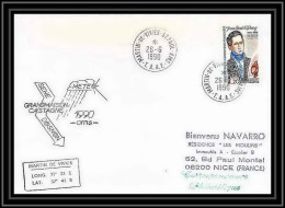 1656 Grand Maison Castagne 26/6/1990 TAAF Antarctic Terres Australes Lettre (cover) - Antarctische Expedities