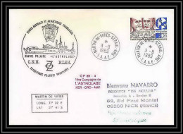 1624 Premiere Campagne Astrobale 3/8/1989 TAAF Antarctic Terres Australes Lettre (cover) - Covers & Documents