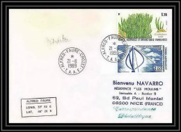 1605 Mindwinter 21/6/1989 TAAF Antarctic Terres Australes Lettre (cover) - Covers & Documents