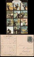 Künstlerkarte Militär Seemann's Erlebnisse Und Abenteuer 1914  Stempel KIEL - Non Classés