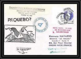 1597 29/10/1988 Paquebot Marion Dufresne TAAF Antarctic Terres Australes Lettre (cover) - Spedizioni Antartiche