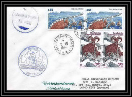 1542 Sapmer Austral 8/10/1987 TAAF Antarctic Terres Australes Lettre (cover) - Expéditions Antarctiques