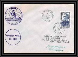 1544 Sapmer Austral 8/10/1987 TAAF Antarctic Terres Australes Lettre (cover) - Antarctic Expeditions