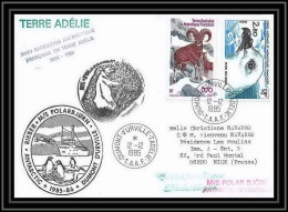 1522 34 ème Expédition En Terre Adélie Polarbjorn 12/12/1985 TAAF Antarctic Terres Australes Lettre (cover) - Antarktis-Expeditionen