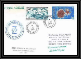 1527 36 ème Expédition En Terre Adélie 1/1/1986 TAAF Antarctic Terres Australes Lettre (cover) - Antarctic Expeditions