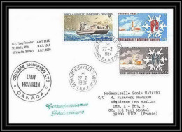 1463 Dumont D'urville 27/2/1984 TAAF Antarctic Terres Australes Lettre (cover) - Expediciones Antárticas