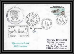 1422 Marion Dufresne Md 37 Signé Signed 22/7/1983 TAAF Antarctic Terres Australes Lettre (cover) - Antarctische Expedities