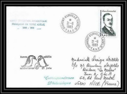 1410 Terre Adelie Mid Winter 21/6/1983 TAAF Antarctic Terres Australes Lettre (cover) - Antarctic Expeditions