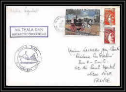 1281 Thala Dan 17/10/1980 TAAF Antarctic Terres Australes Lettre (cover) - Storia Postale