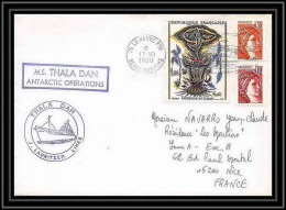 1278 Thala Dan 17/10/1980 TAAF Antarctic Terres Australes Lettre (cover) - Storia Postale