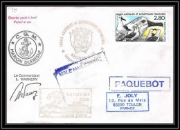 1098 Taaf Terres Australes Antarctic Lettre (cover) N° 18/09/1990 Dufresne PAQUEBOT Signé Signed Autograph - Lettres & Documents