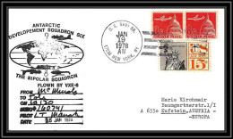 1012 Antarctic Polar Antarctica USA Lettre (cover) 19/01/1978 BIPolar SQUADRON - Basi Scientifiche