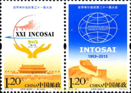 309260 MNH CHINA. República Popular 2013 INCOSAI - Ungebraucht