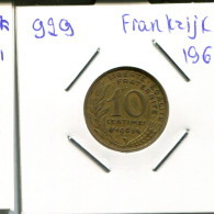 10 CENTIMES 1963 FRANKREICH FRANCE Französisch Münze #AN121.D.A - 10 Centimes