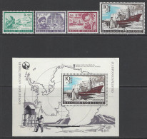 Belgique - 1966 - COB 1391 à 1394 Et BL42 ** (MNH) - Nuevos