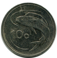 10 CENTS 1991 MALTA Coin #AZ295.U.A - Malte