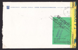 Vatican: Registered Cover To France, 1996, 5 Stamps, History, C1 Customs Label, Control Cancel & Tape (damaged) - Briefe U. Dokumente