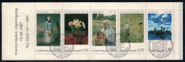 1987 Finland Ateneum Art Museum Booklet FD-stamped. - Postzegelboekjes