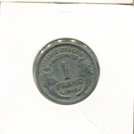 1 FRANC 1944 FRANKREICH FRANCE Französisch Münze #AK590.D.A - 1 Franc