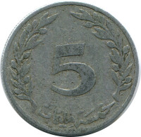 5 MILLIMES 1960 TUNISIA Coin #AP235.U.A - Túnez