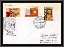 1912 Antarctic Chili (chile) Lettre (cover) Base Naval Capitán Arturo Prat 14/4/1979 - Research Stations