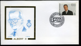 2576 - FDC - Z.M. Koning Albert II - Roi Albert II - Stempel: Bruxelles-Brussel - 1991-2000