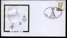 2840 - FDC - Z.M. Koning Albert II - Roi Albert II - Stempel: Bruxelles-Brussel - 1991-2000