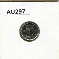 10 CENTS 1979 NEERLANDÉS NETHERLANDS Moneda #AU297.E.A - 1948-1980 : Juliana