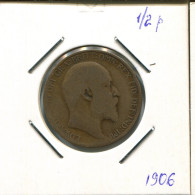 PENNY 1906 UK GBAN BRETAÑA GREAT BRITAIN Moneda #AR356.E.A - D. 1 Penny