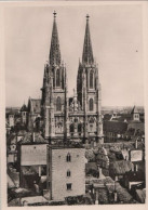 77660 - Regensburg - Dom, Westfassade - Ca. 1955 - Regensburg