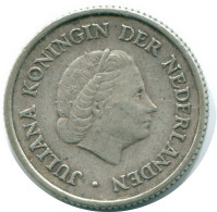 1/4 GULDEN 1954 NETHERLANDS ANTILLES SILVER Colonial Coin #NL10896.4.U.A - Antilles Néerlandaises