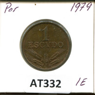 1 ESCUDO 1979 PORTUGAL Coin #AT332.U.A - Portogallo