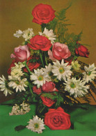 FLOWERS Vintage Postcard CPSM #PAS634.A - Blumen
