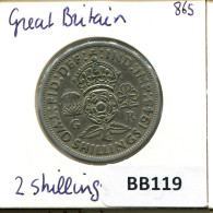 2 SHILLINGS 1948 UK GBAN BRETAÑA GREAT BRITAIN Moneda #BB119.E.A - J. 1 Florin / 2 Schillings